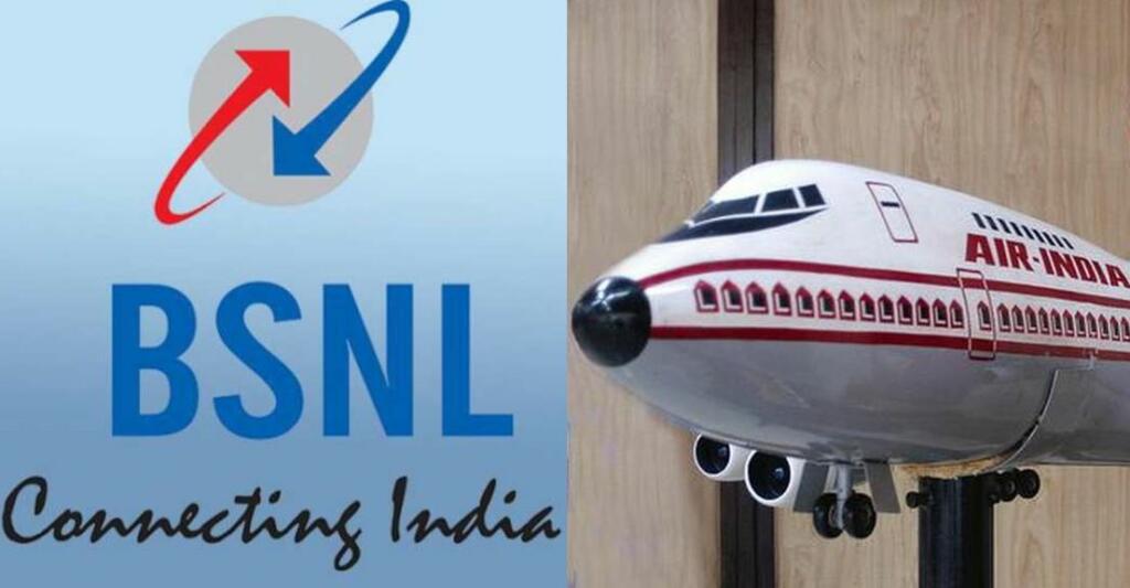Air India, BSNL, Government