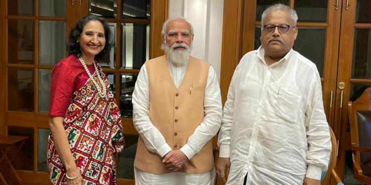 Rakesh Jhunjunwala, Modi, PM Narendra Modi