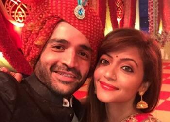 Puneet Sachdev with his wife