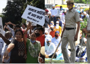 Namaz, Gurgaon, Muslims, media