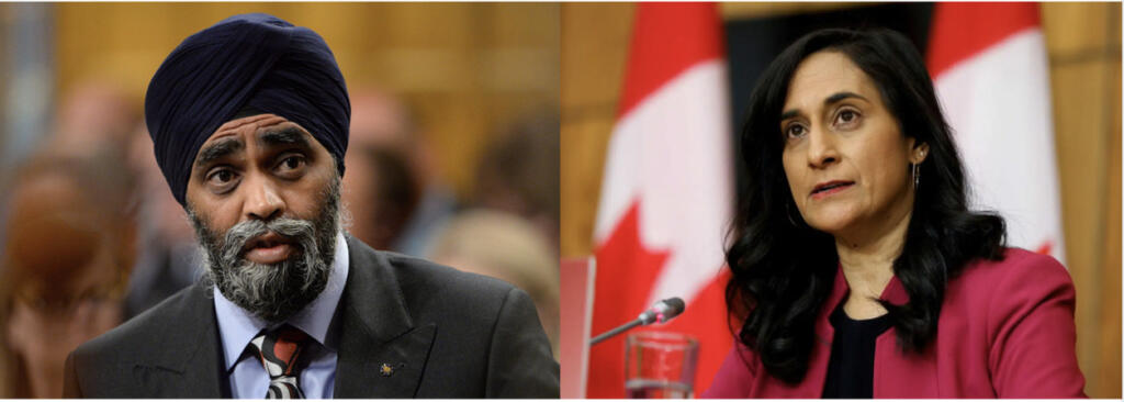 Justin Trudeau, Harjit Sajjan, Anita Anand, Canada, India