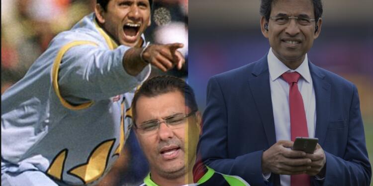 Waqar Younis, Harsha Bhogle, Venkatesh Prasad