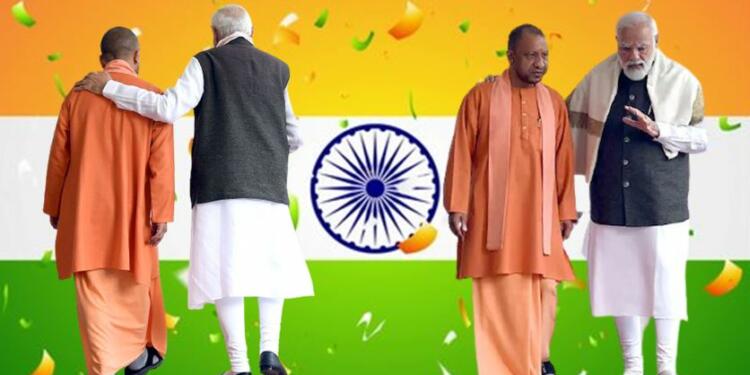 Yogi Adityanath, Modi, BJP