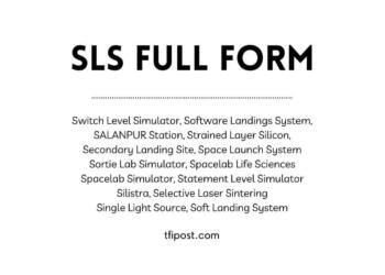 SLS all full form table