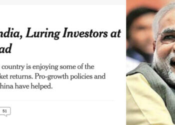 New York Times, Modi, GDP