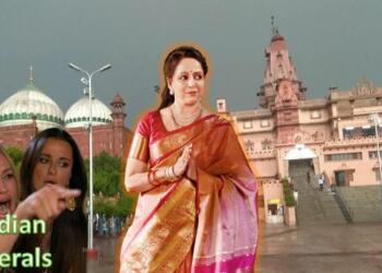 Hema Malini, Hindus, Krishna Mandir, Mathura, Uttar Pradesh, BJP