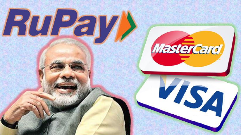 RuPay, Modi, MasterCard