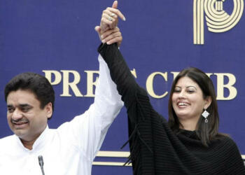 Anuradha Bali with mohan