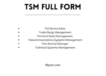 TSM full form table