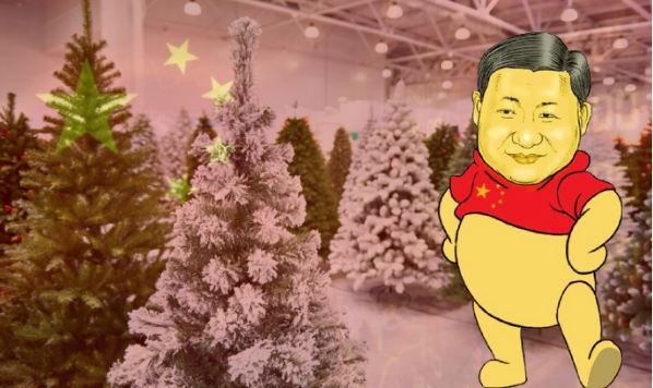 Christmas, China, Tree, West