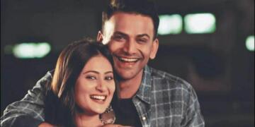 Amrutha Iyengar with her husband