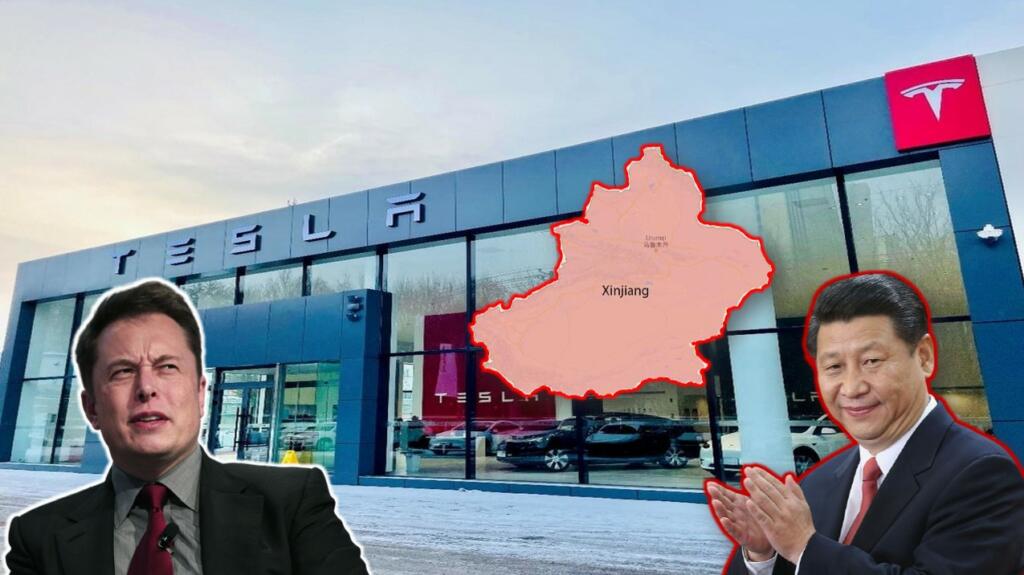 China Xinjiang Tesla Genocide Showroom
