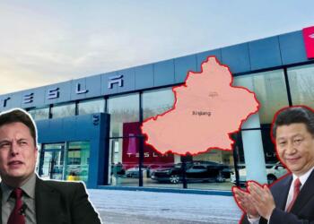 China Xinjiang Tesla Genocide Showroom
