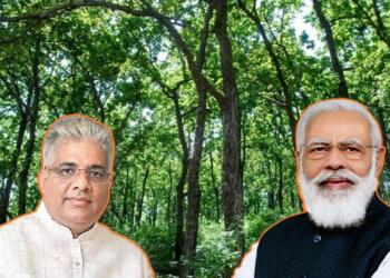 Faketivists cover PM Modi Forest