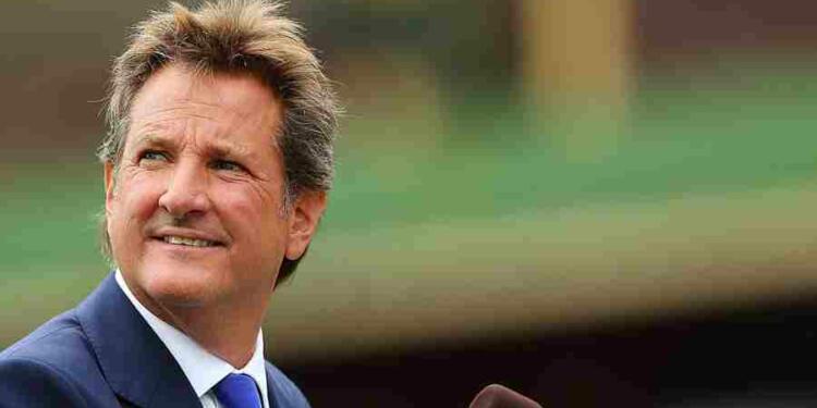 Mark Nicholas presenting a speech