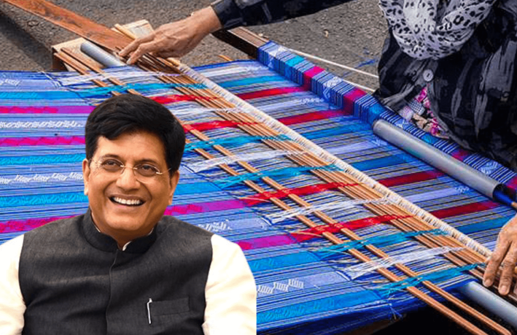 piyush goyal, government, textile, handloom, handicraft