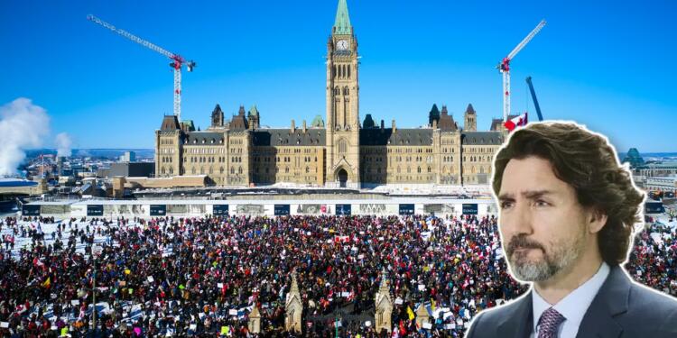 Trudeau Government Canadian Truckers Protest