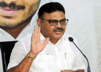 Ambati rambabu doing press confrence