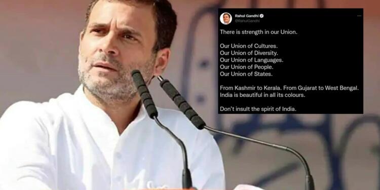 Rahul Gandhi India China Tweet