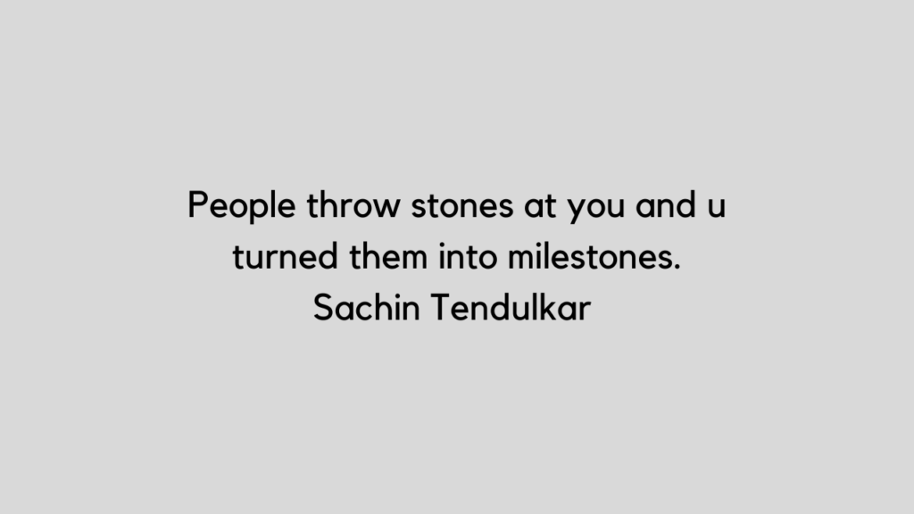 best Sachin Tendulkar quote to share online