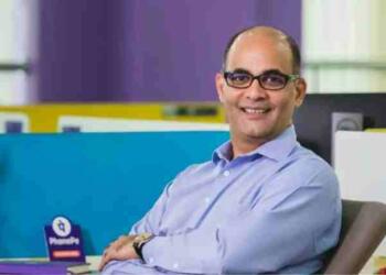 Sameer_Nigam Founder of PhonePe sitting on chair