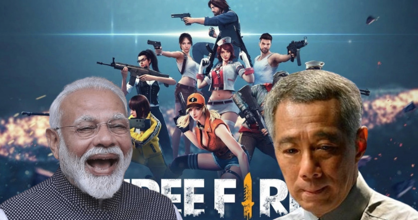 Free Fire, India, Singapore, Banned