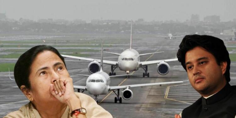 Mamata Banerjee, Kolkata, airport, schindia