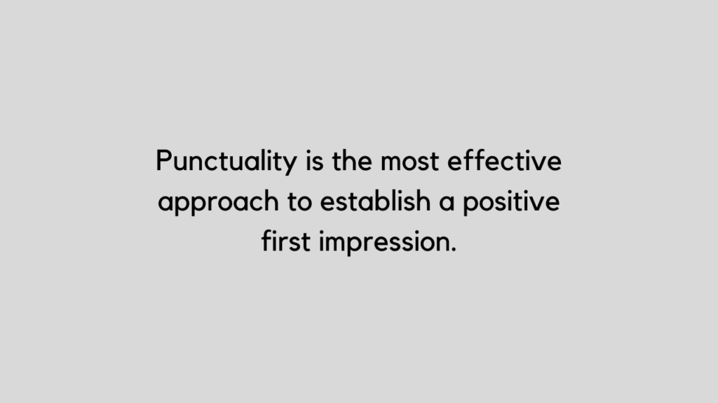 best punctuality quote for Instagram