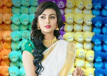 Anisha Ambrose in saree