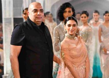 tarun tahiliani with aditi rao