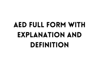 AED Full Form table