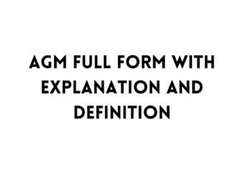 AGM full from and meaning table