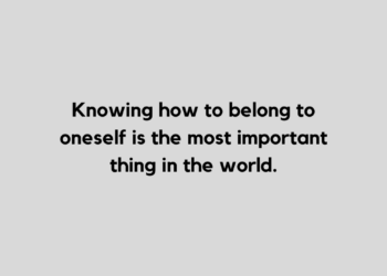 isolation quote and caption