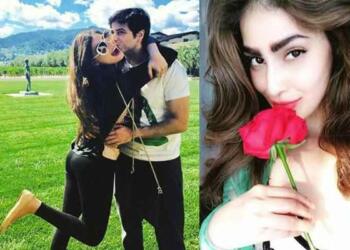 Puja Gupta with her boyfriend