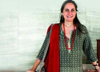 Sanjana Kapoor in her office