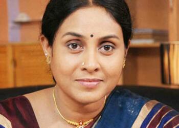 Saranya Ponvannan close up image