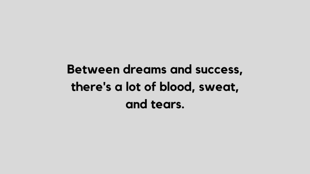 sweat quotes for Instagram