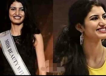 Aishwarya Sheoran doing ramp walk