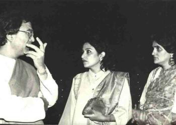 Anju Mahendru with Rajesh Khanna
