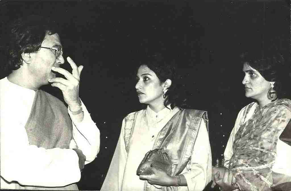 Anju Mahendru with Rajesh Khanna