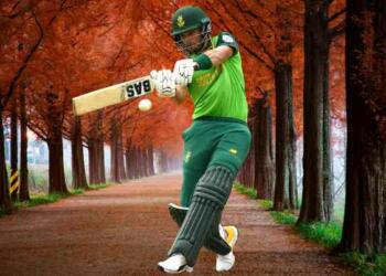 Reeza Hendricks playing pull shot