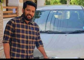 Shafi Parambil with his car