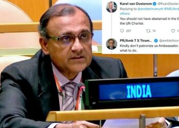 “Stop Patronizing Us” – T S Tirumurti Shuts Dutch Ambassador Down