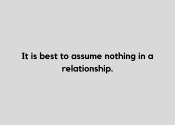 assuming quote