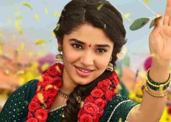 Krithi Shetty first lokk in bangarraju