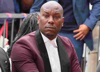 Tyrese Gibson at funeral on paul walker