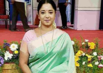 Aishwarya Bhaskaran profile picture in saree