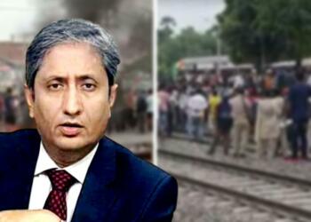Ravish Kumar is totally responsible for the violence that erupted due to Agnipath scheme