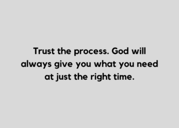 Trust the process quote and caption