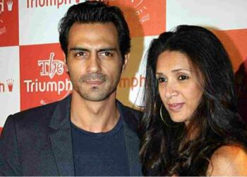 arjun_rampal_and_mehr_jessia_at_award_show